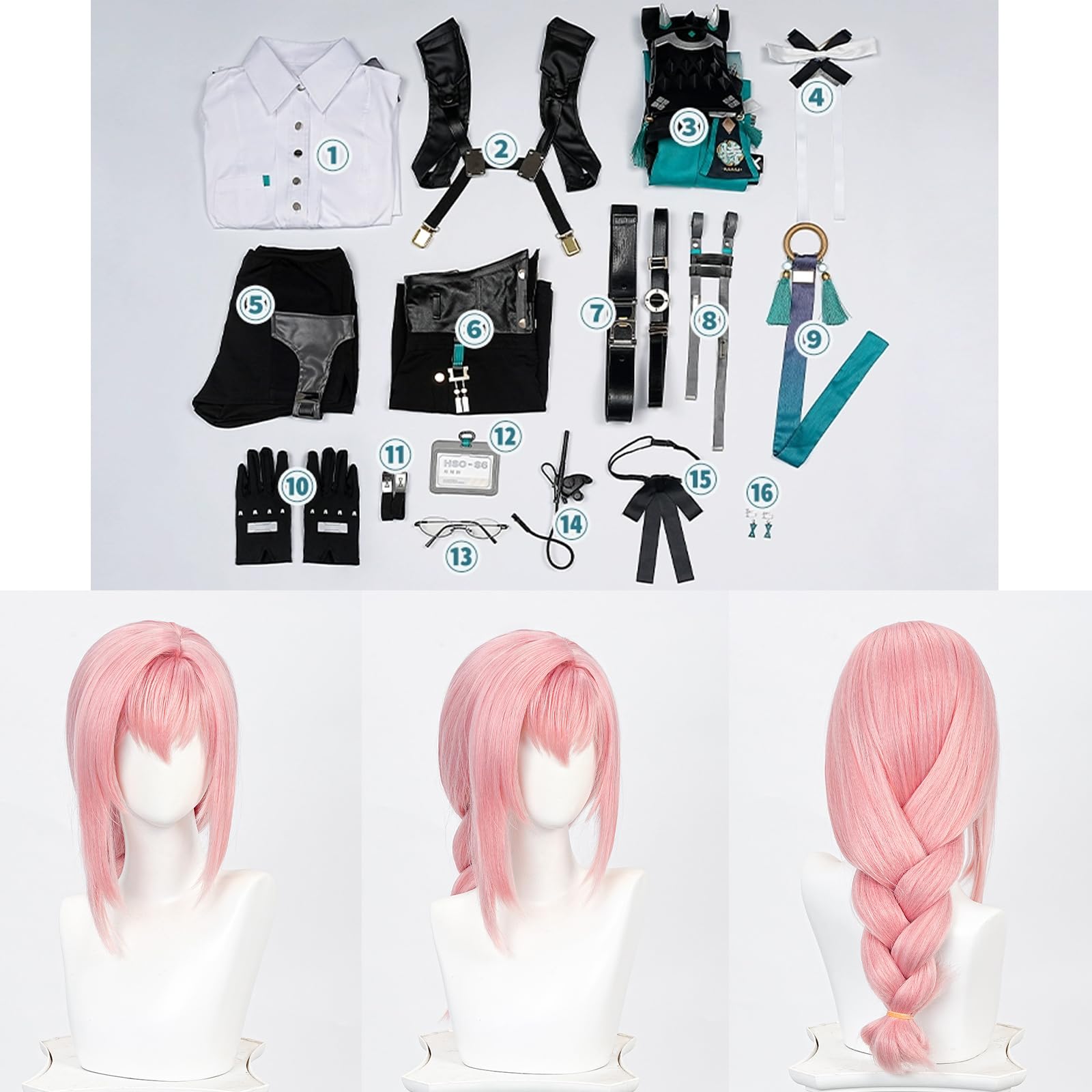 Amazon.co.jp: [Plazhen] ゼンレスゾーンゼロ 月城柳 コスプレ衣装 全